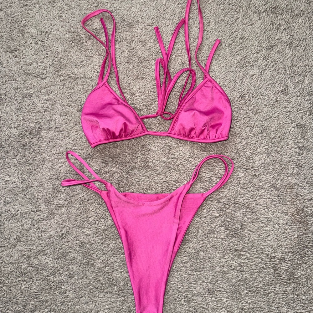 Pink Bikini Set NEW - Picture 3 of 5